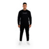 Grace Classic Crewneck Sweater Black - Image 3
